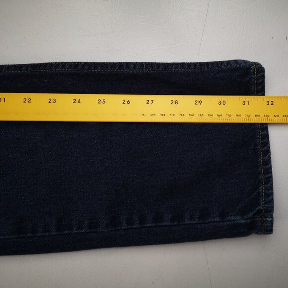 Hollister Men's Size 34/32 Dark Wash Straight Legs Blue Jeans - Picture 15 of 15